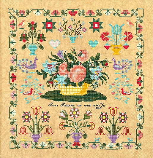 Susan Schlichter 1845 Queenstown Sampler Designs - Maple Grove Needleworks