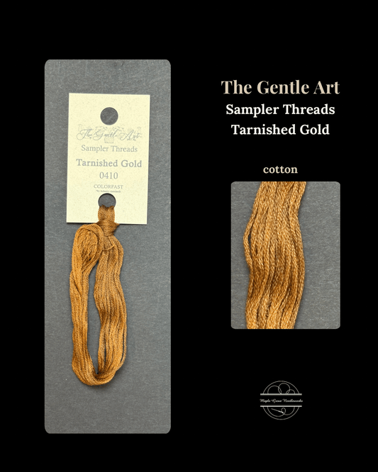Tarnished Gold 0410 – The Gentle Art Sampler Threads Embroidery Floss - Maple Grove Needleworks