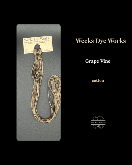 Weeks Dye Works Cotton Thread Grape Vine - Maple Grove Needleworks