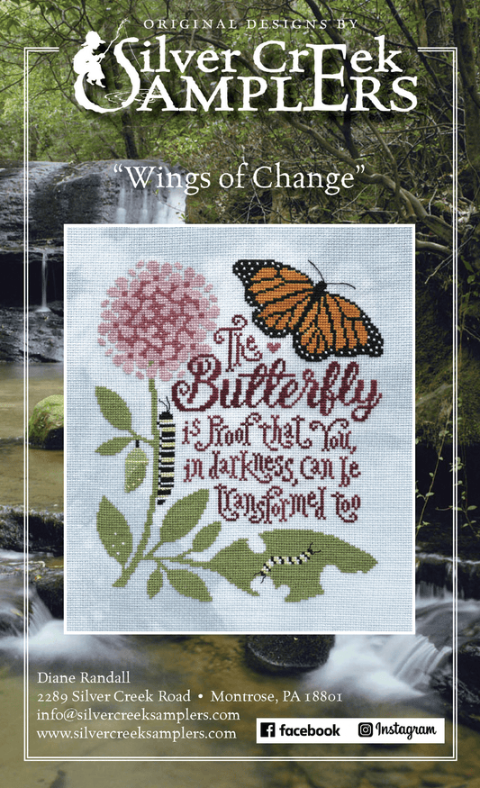 Wings Of Change Silver Creek Samplers - Maple Grove Needleworks